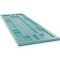 Ekena Millwork True Fit PVC Hastings Fixed Mount Shutters, Pure Turquoise, 18W x 59H, PR TFP001HS18X059PT - alternate 12